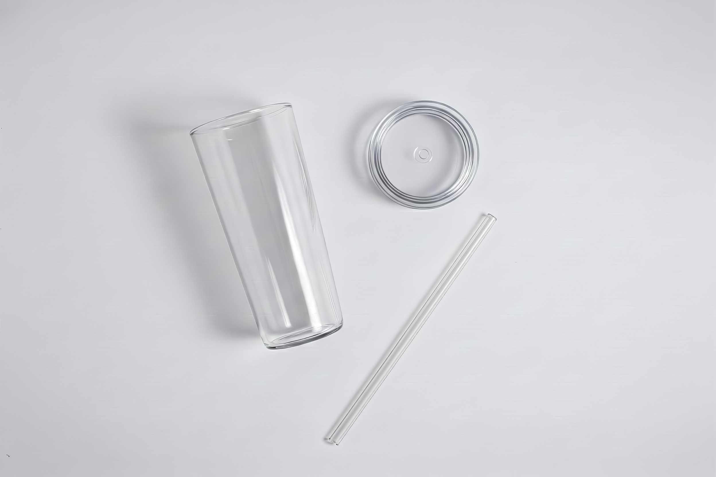 好玻-500ml隨手杯吸管組