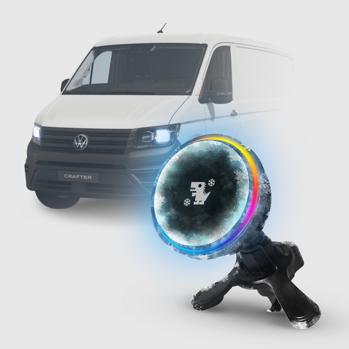 Volkswagen Crafter 系列｜XILLA黑鏡冰核智充手機架