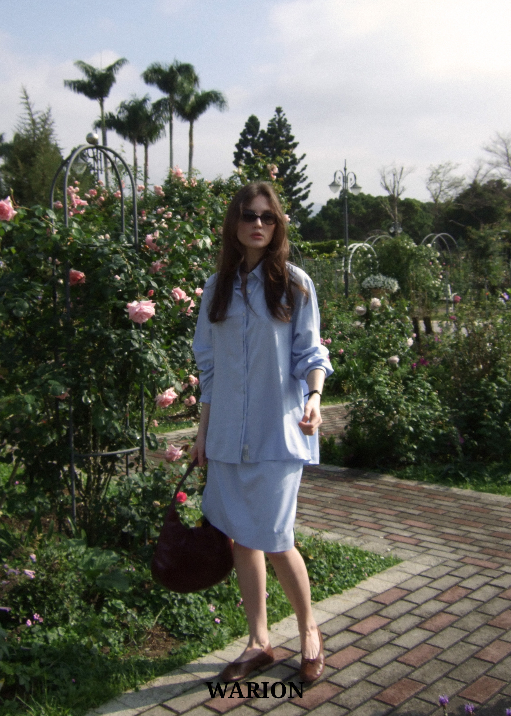 Claire Tencel Shirt - Blue