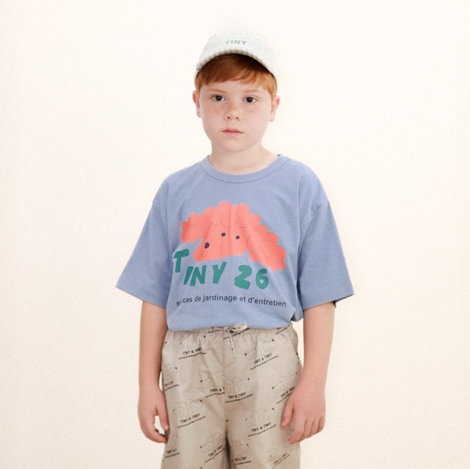 （預購）TINYCOTTONS 大頭紅貴賓狗短袖T恤 RED DOG GRAPHIC TEE - summer red