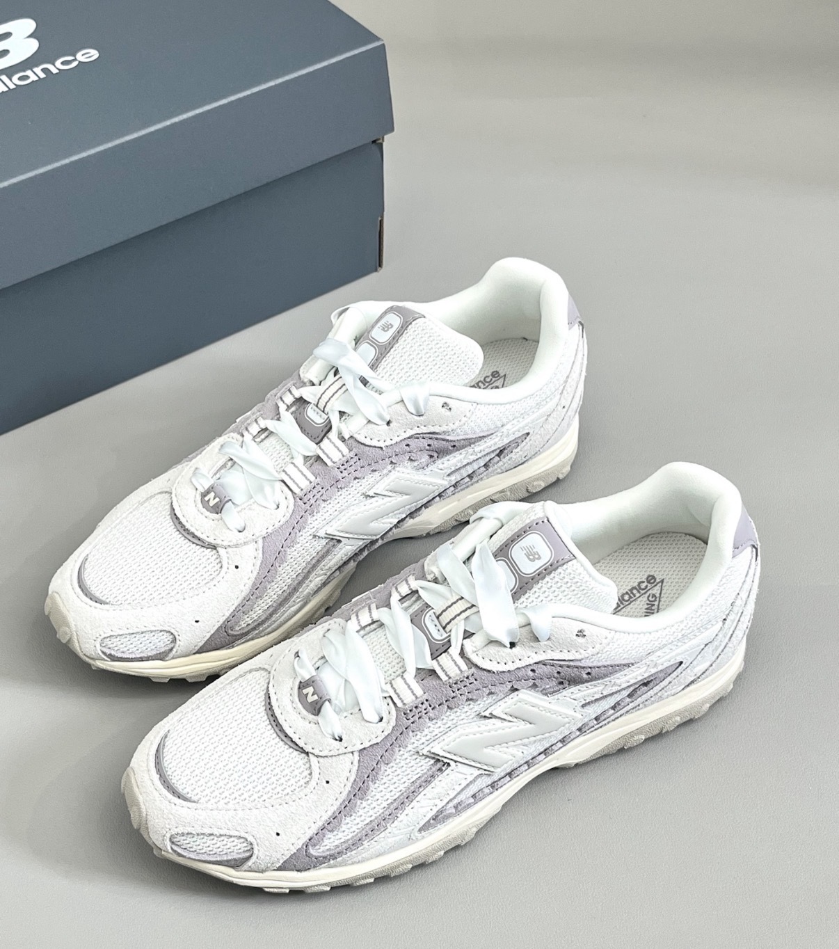 男女鞋 NEW BALANCE 204L NB204 淺灰紫 緞帶 花花邊 雙鞋帶 復古 休閒鞋【U204L6A6】