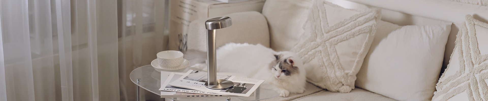 移動桌燈, 無線桌燈, 小陽台桌燈