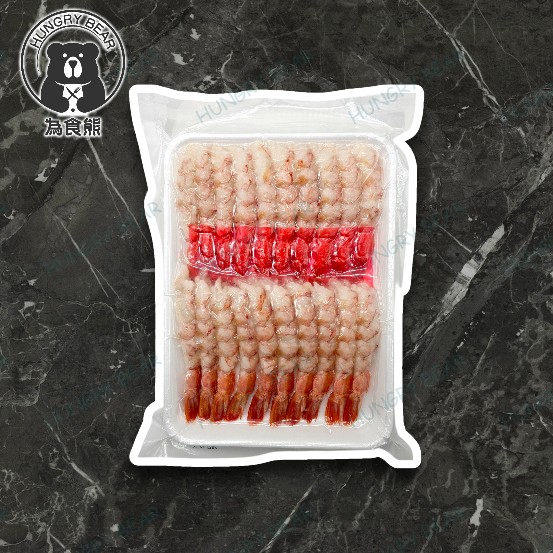 (紅蝦20) 阿根廷開背紅蝦刺身 (20隻) 380G  (急凍-18°C)