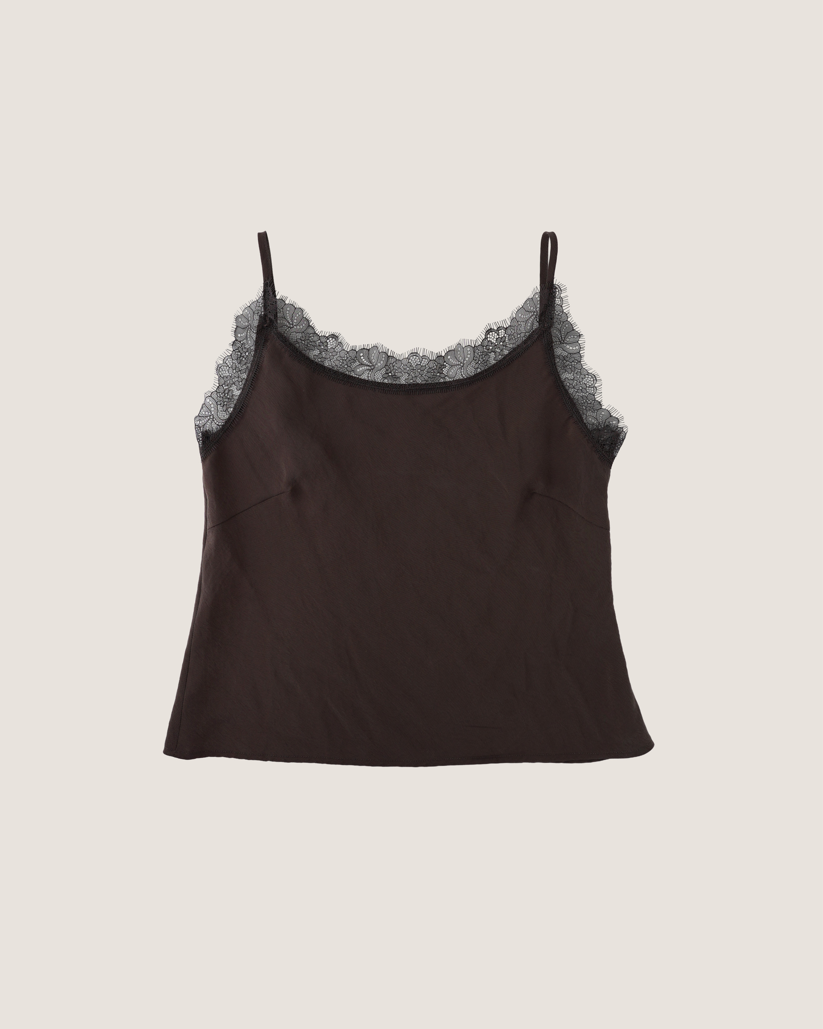 Susanna Lace Vest - Brown