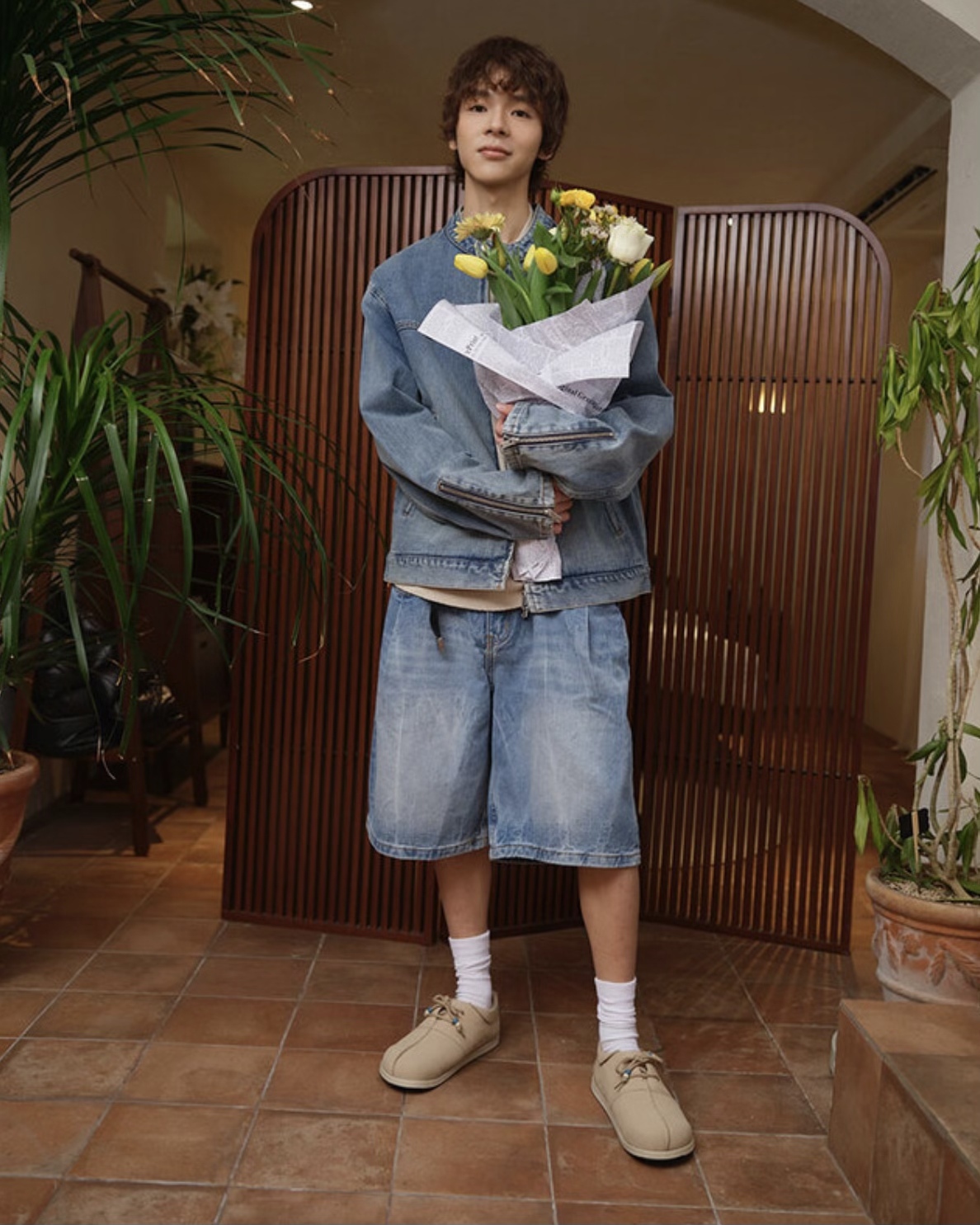 <買1送1> 韓國 限定 23.65 KAI 麂皮 造型 德比鞋 莫卡辛鞋 兩色