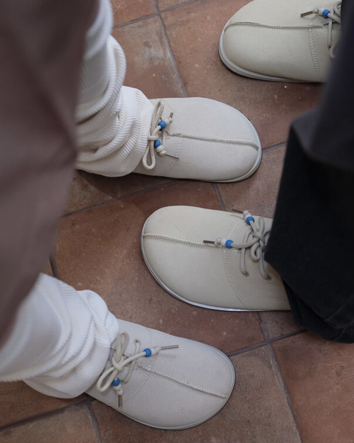 <買1送1> 韓國 限定 23.65 KAI 麂皮 造型 德比鞋 莫卡辛鞋 兩色