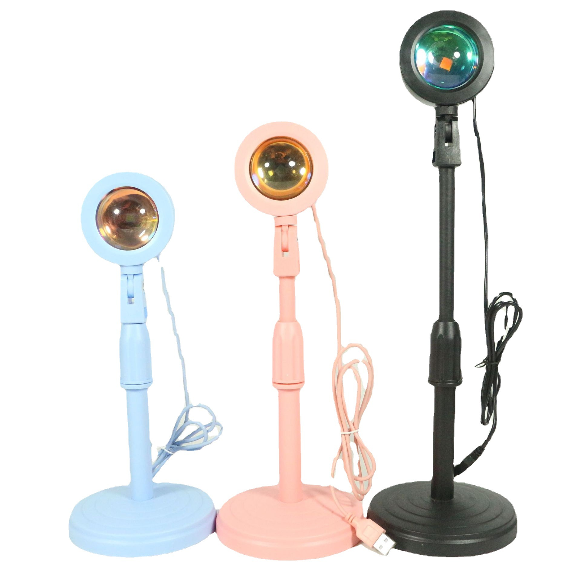 LED Sunset Desk Lamp - 多款遙控變色落日燈