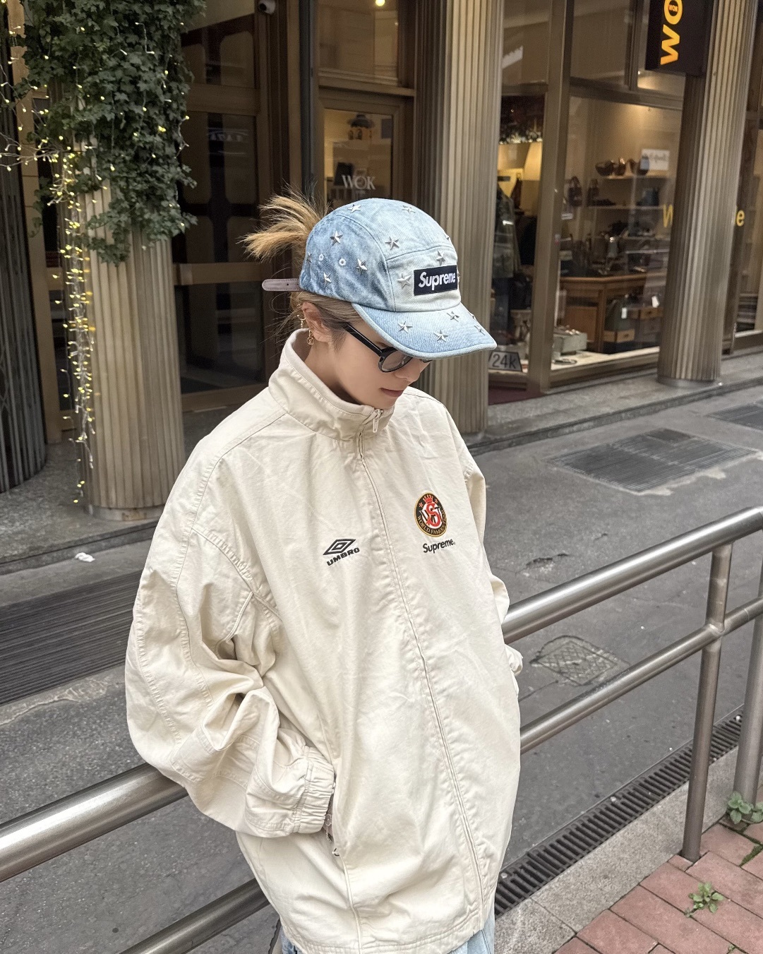 Supreme 26ss Stars Studded Denim Camp Cap 丹寧五分割帽