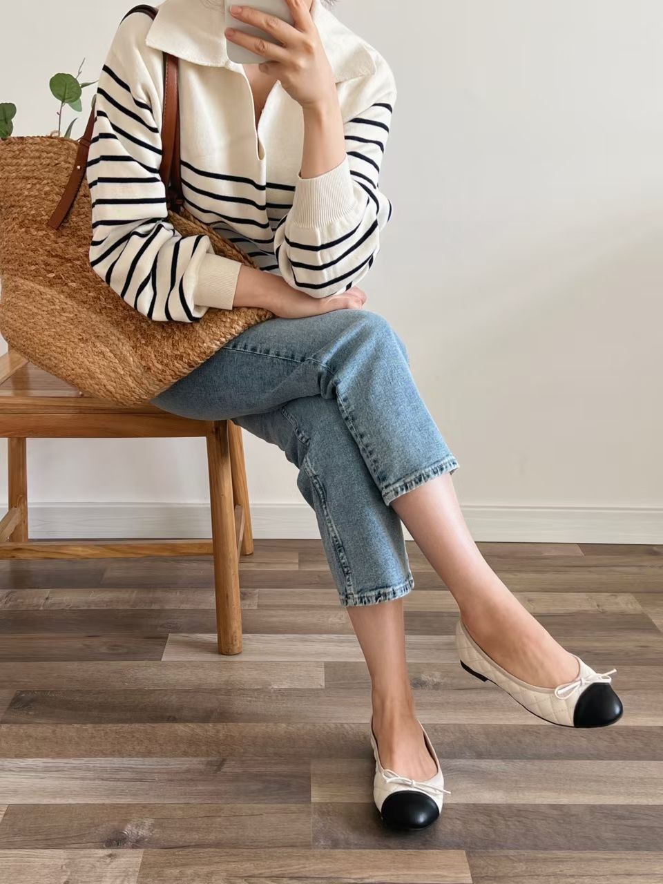 [店主直播襯搭] 1886小香風cushion平底鞋