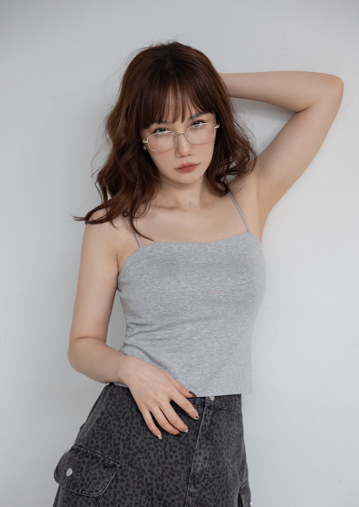 平口高彈力親膚內搭背心