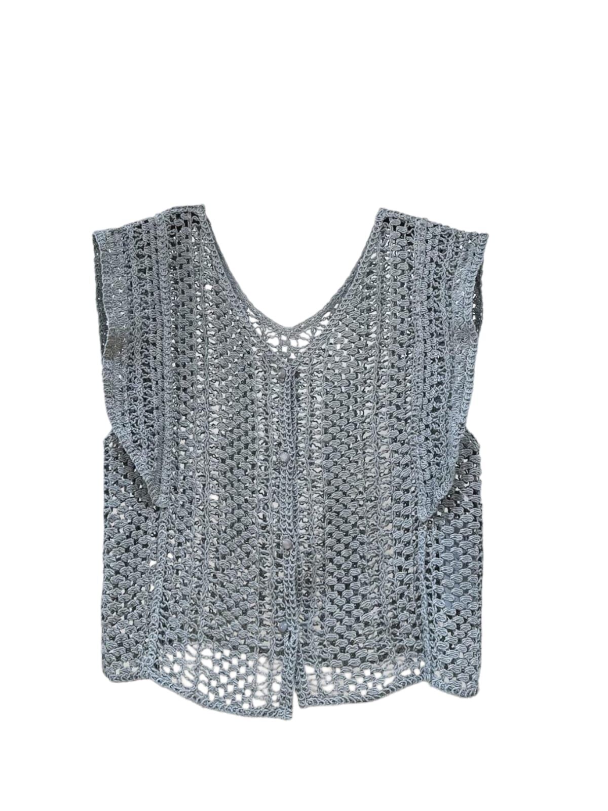 A29 #23788 線背心 - 灰色