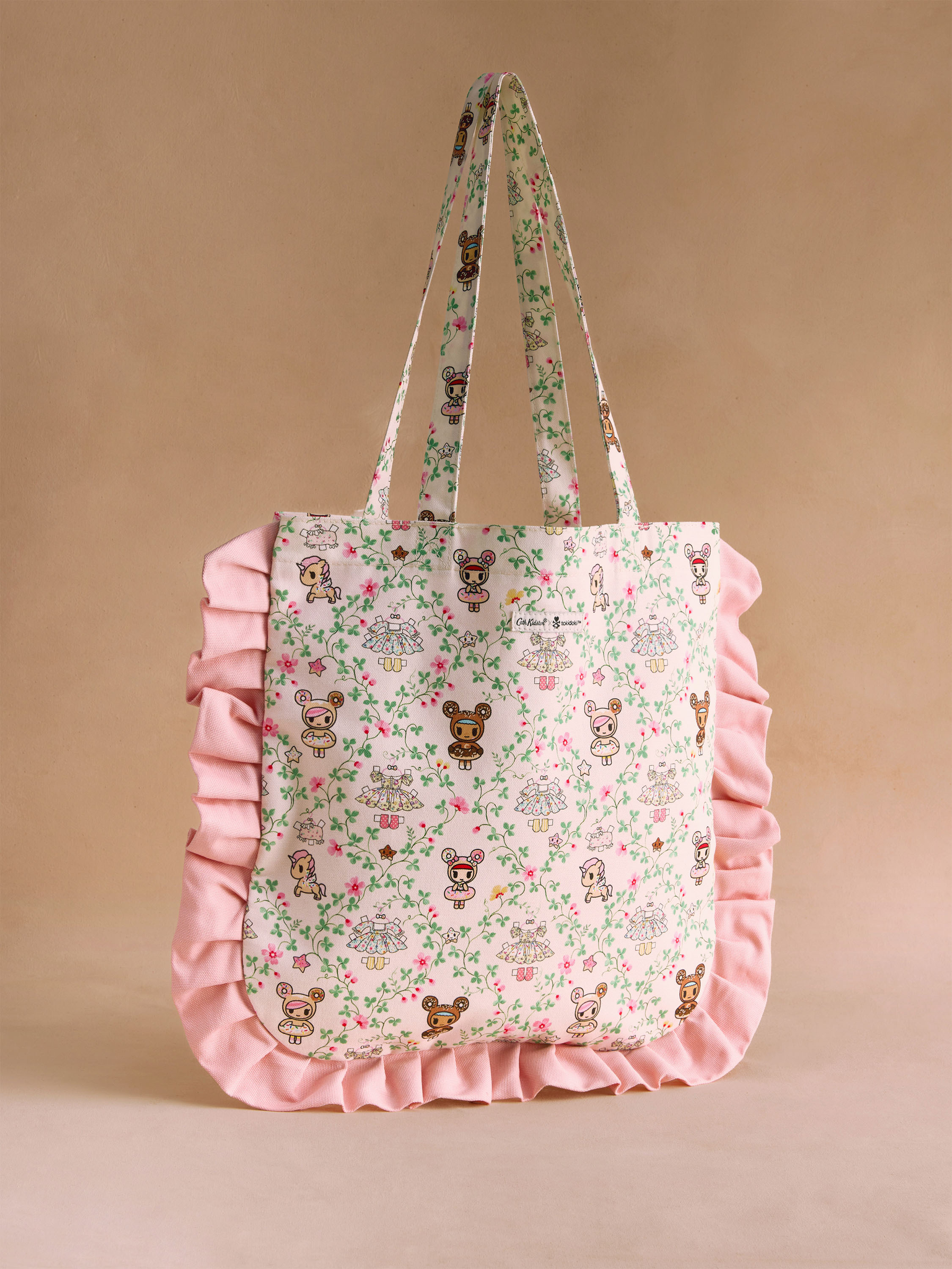 tokidoki Paper Dresses 荷葉邊托特包