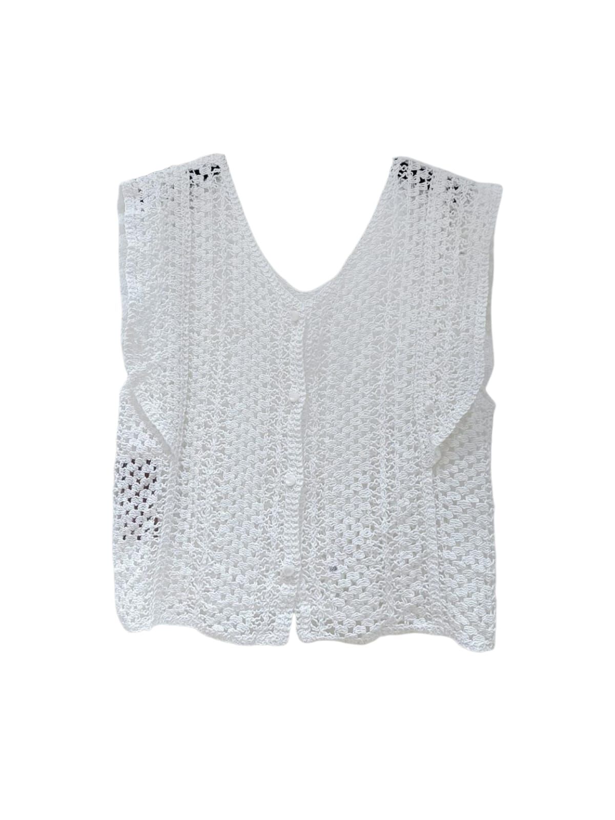 A30 #23788 線背心 - 白色