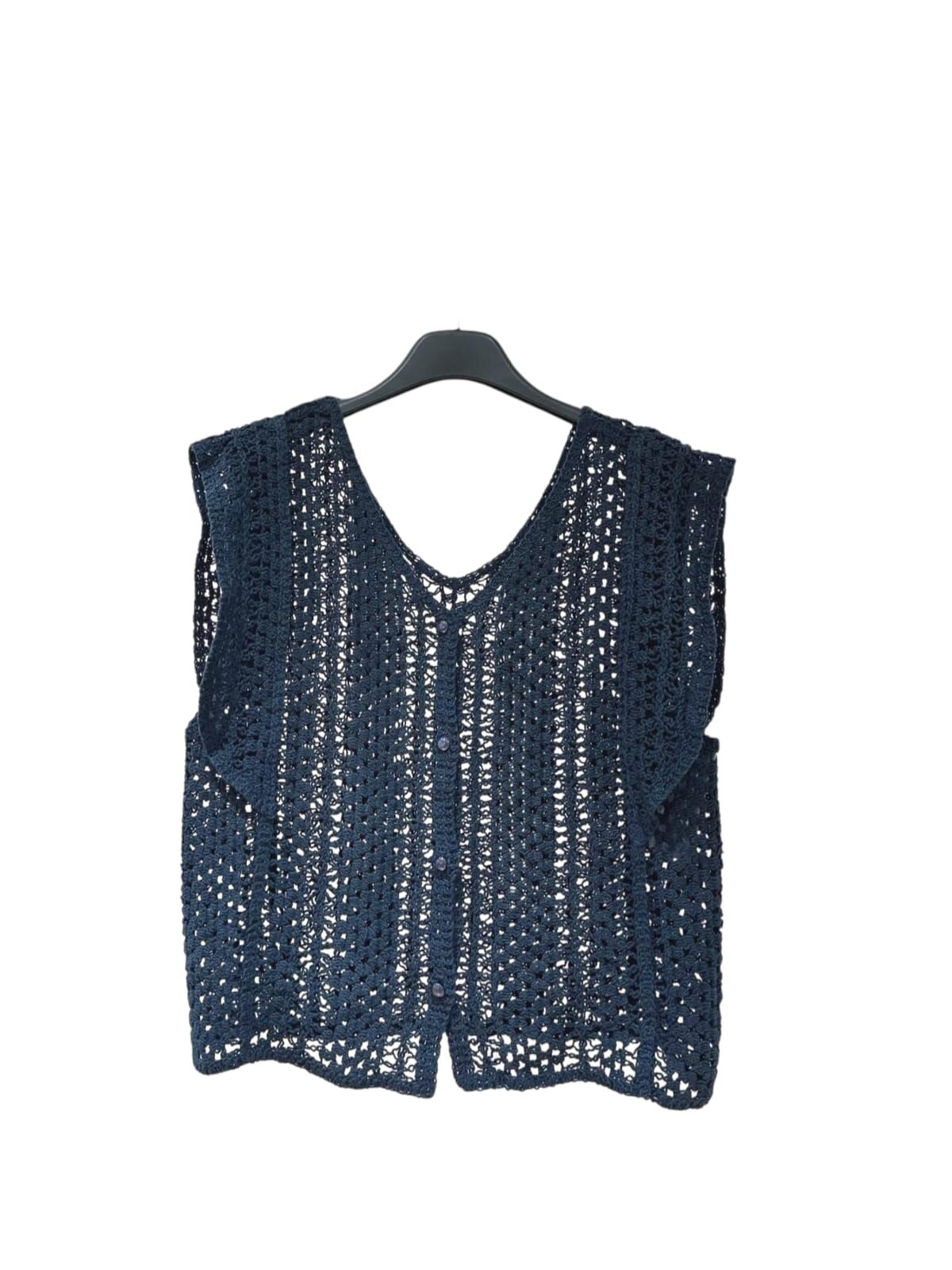 A31 #23788 線背心 - 藍色