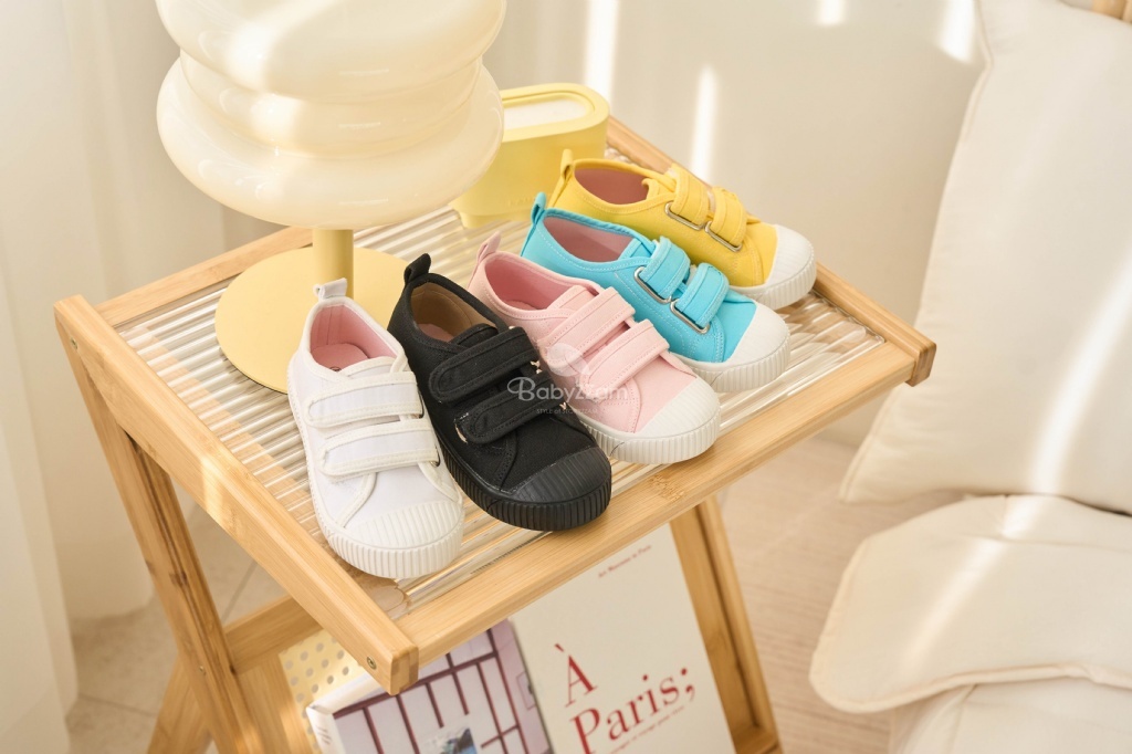 正韓春Balsori 五色糖果色餅乾帆布鞋