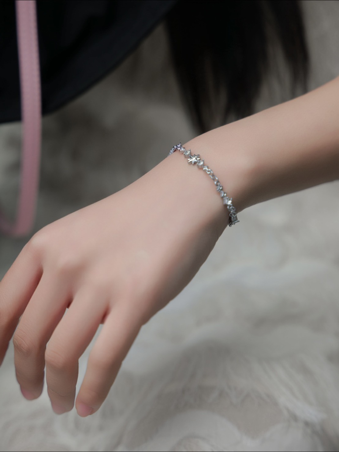 CHARLES & KEITH 小CK 北極星 滿鑽 手鏈