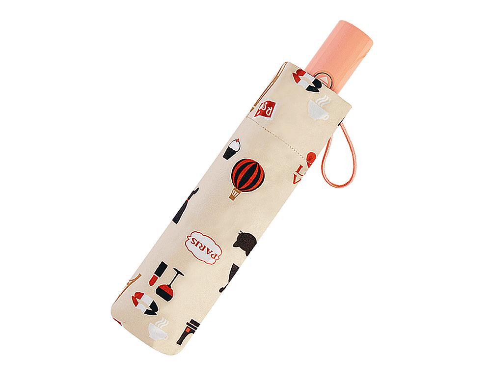 RAINSTORY-8°降溫凍齡個人加大自動傘(LOVE PARIS)