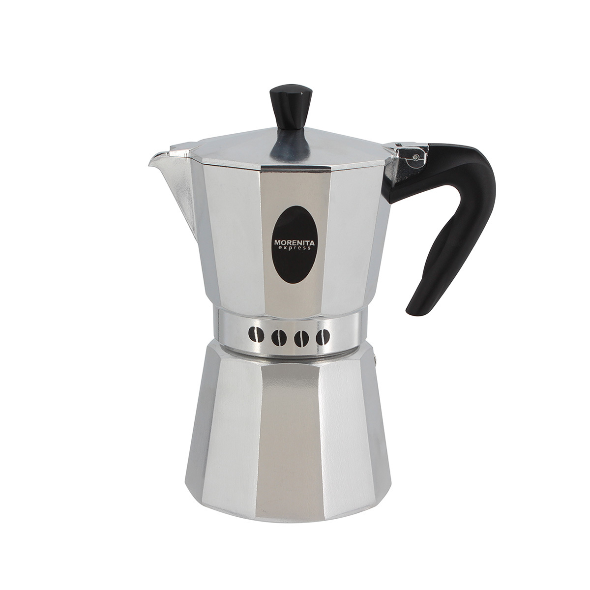 意大利 MORENITA 6杯裝鋁質摩卡咖啡壺 -0005996