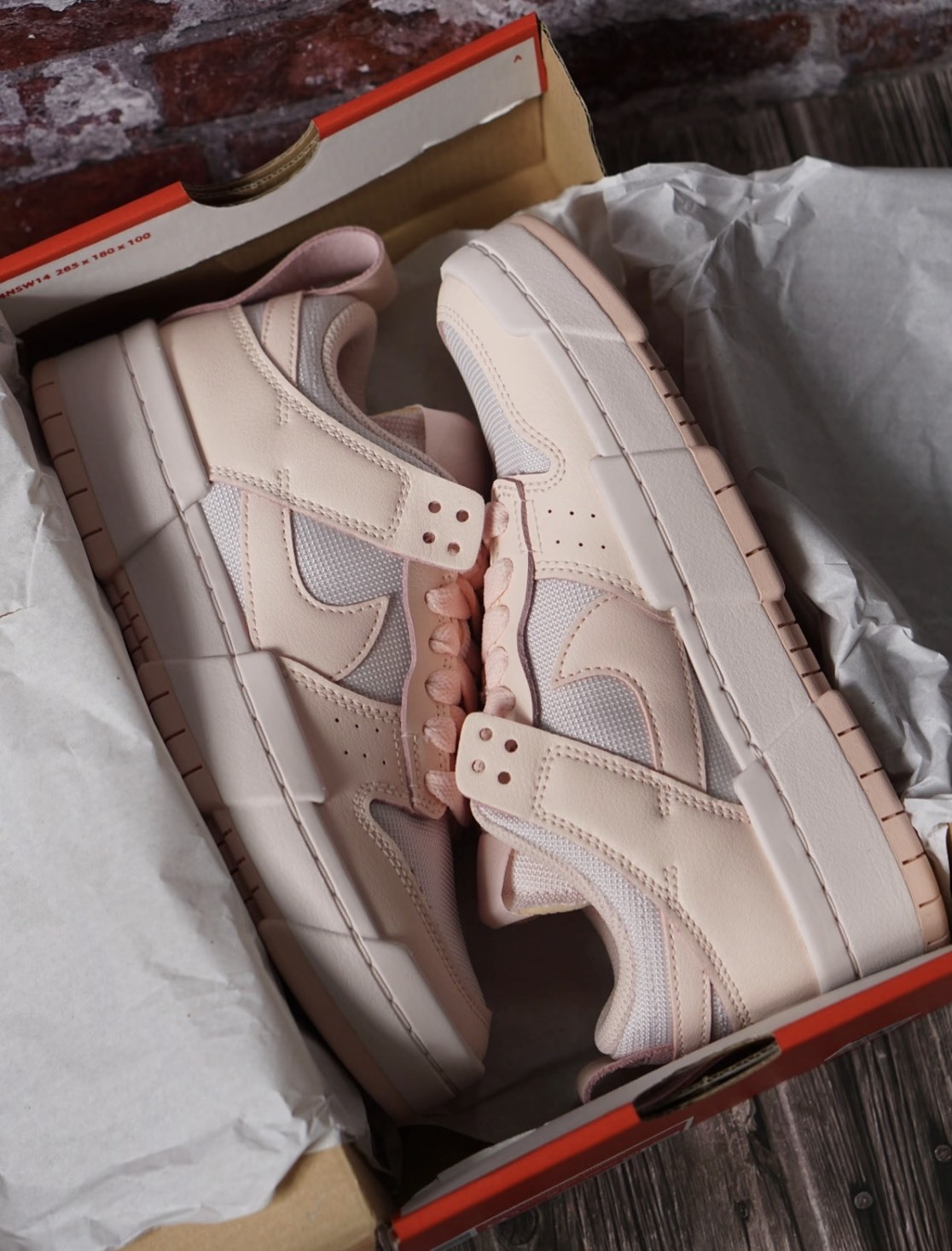 <線上SALE❤️‍🔥>Nike Dunk Disrupt CK6654-602 淡粉拼接 女款