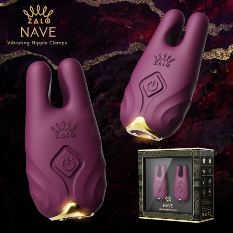 Zalo Nave 可APP遙距控制乳頭震動器