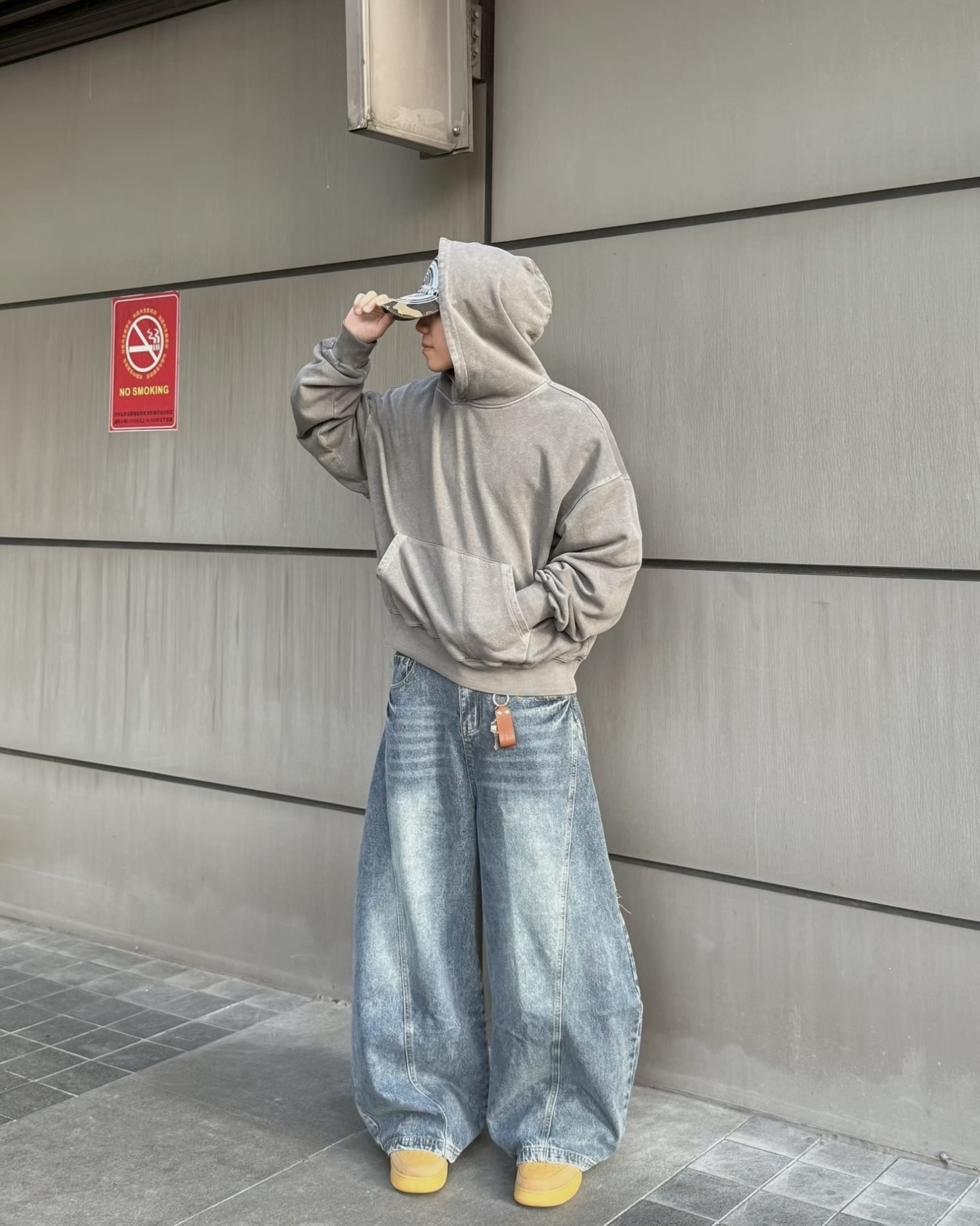 ＃腰圍可調節 完美 水洗 彎刀 牛仔 長褲 彎刀褲