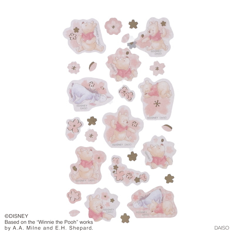貼紙玩具/櫻花 小熊維尼