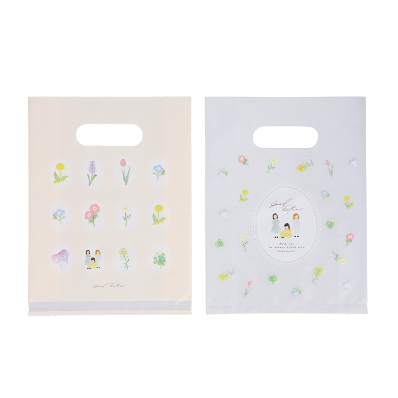 手提袋/春季花卉 8入 14×19×5cm