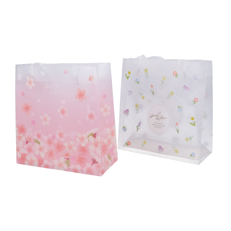 手提袋/櫻花、春季花卉 19×20×8cm