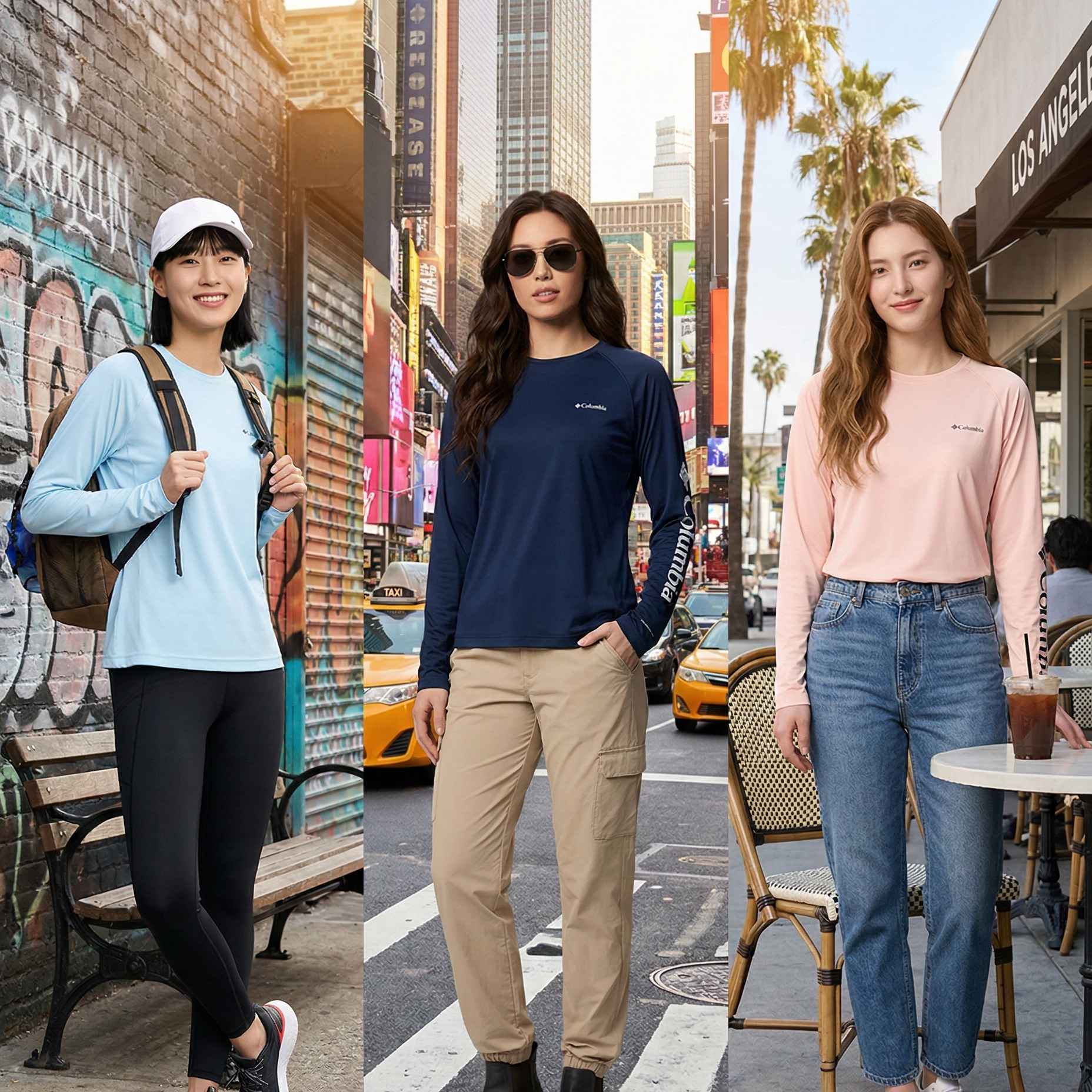 【預購】Columbia H030402 女裝長袖防曬透氣排汗T恤