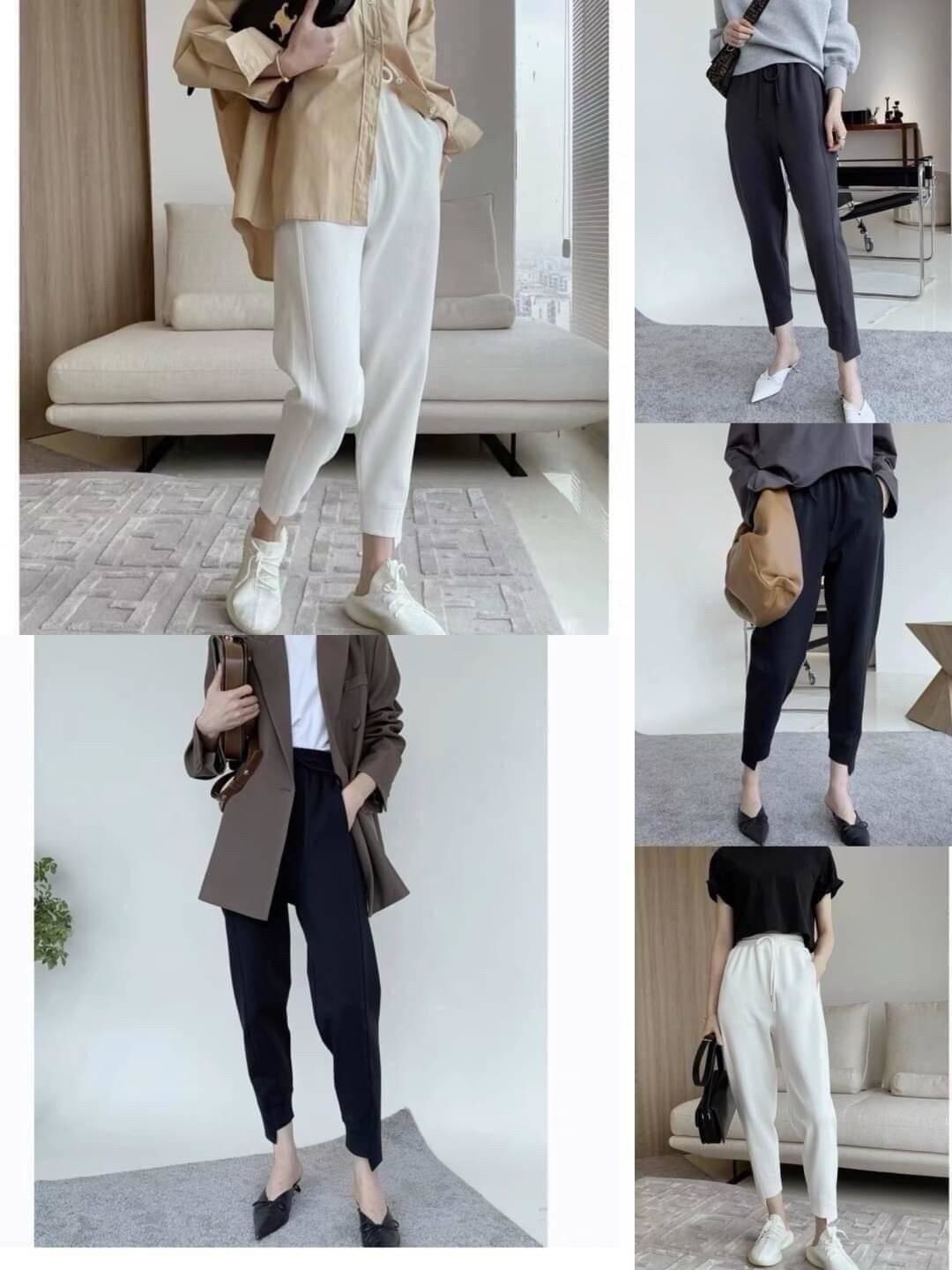 103-不規則太空棉長褲