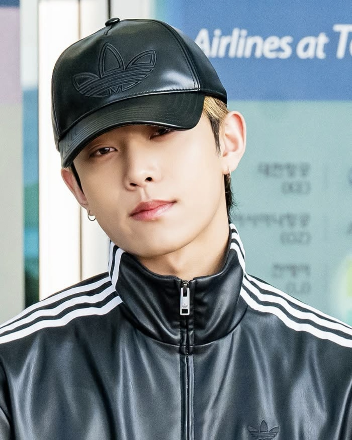 ADIDAS ORIGINALS 全黑 皮革 老帽 棒球帽 LNGSHOT Ryul 金律 同款 三葉草