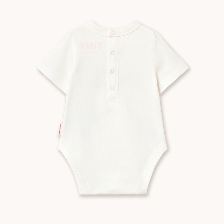 （預購）TINYCOTTONS 貴賓狗漫畫風包屁衣 POODLE GRAPHIC BODY - off-white