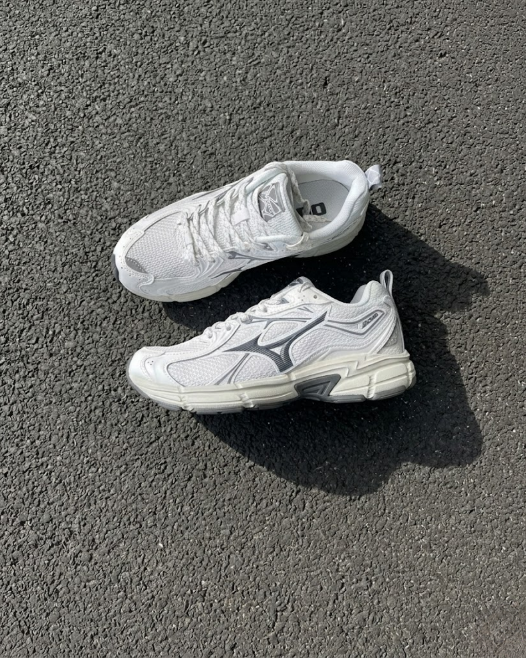 "代購" Mizuno Speed 10S 白灰 男女復古鞋 D1GH240603