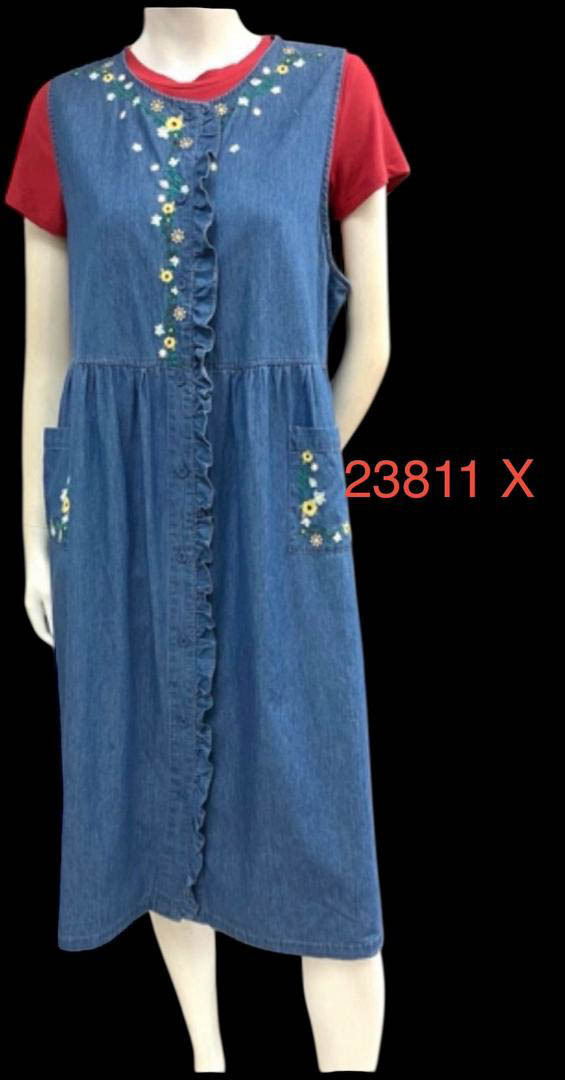 M012 RM129 ▶️牛仔洋裝 👉B:118cm W:122cm H:184cm L:110cm