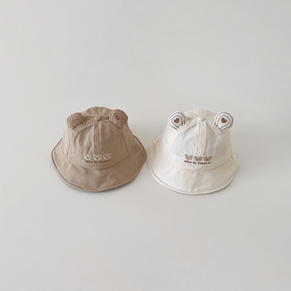 三隻小熊耳朵漁夫帽