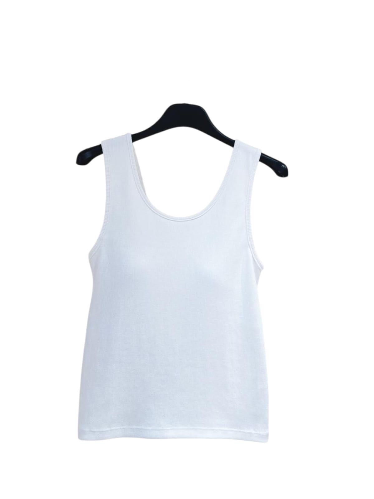 A39 #23803 後交叉長bra Top - 白色