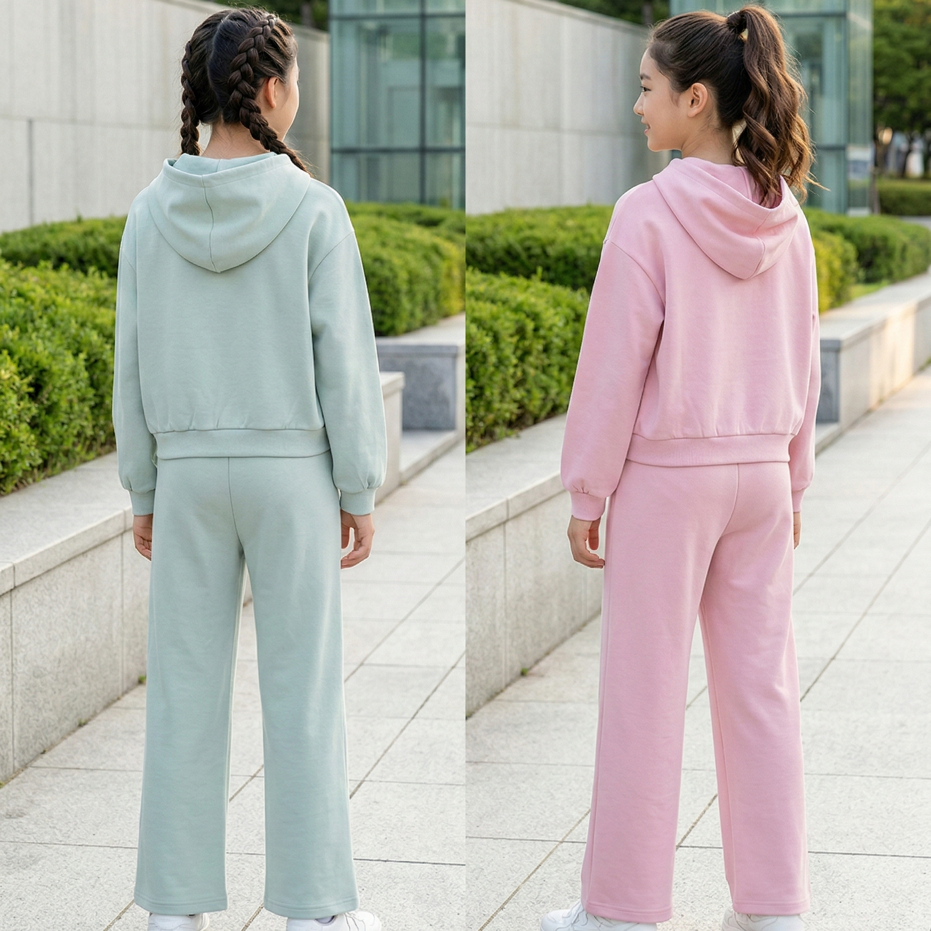 【預購】Converse H030408 青少年時尚運動兩件式套裝