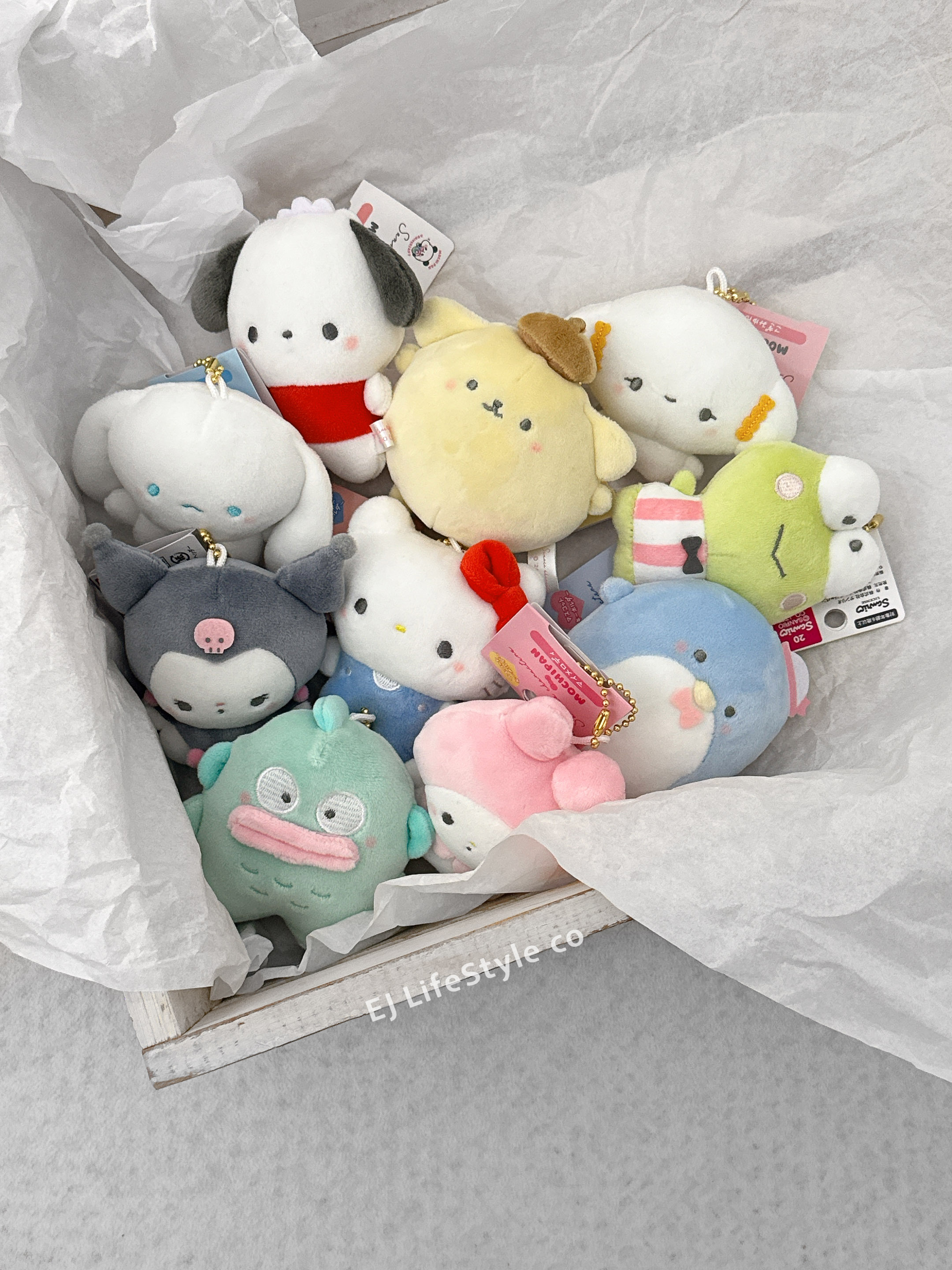 🇯🇵 MOCHI PANDA X SANRIO 三麗鷗家族 HELLO KITTY 大耳狗 帕恰狗 人魚漢頓 布丁狗 美樂蒂 山姆企鵝 酷洛米 大眼蛙 小麥粉 豆豆眼 鑰匙圈 吊飾 / 現貨
