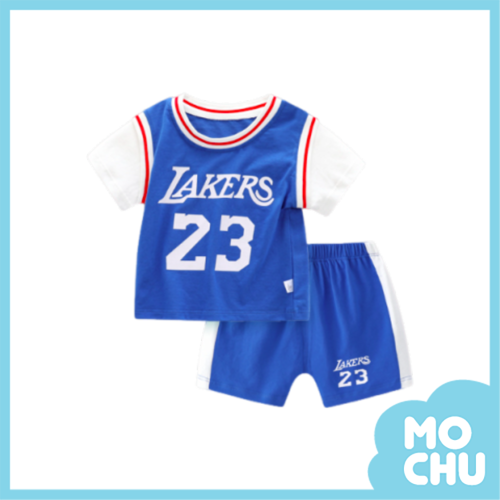 籃球服短袖家居套裝(二色)