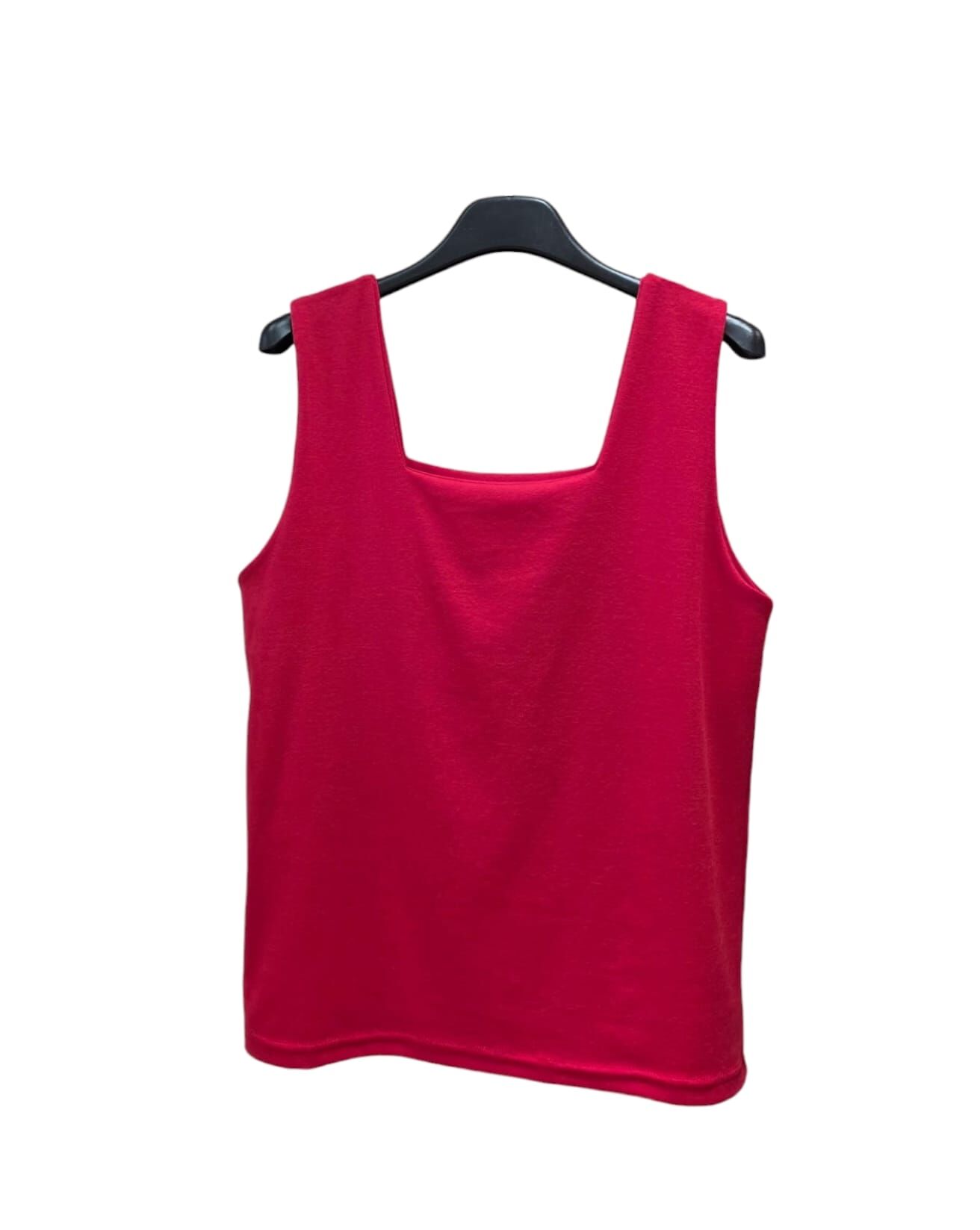 A42 #18733-1 方領背心 - 紅色