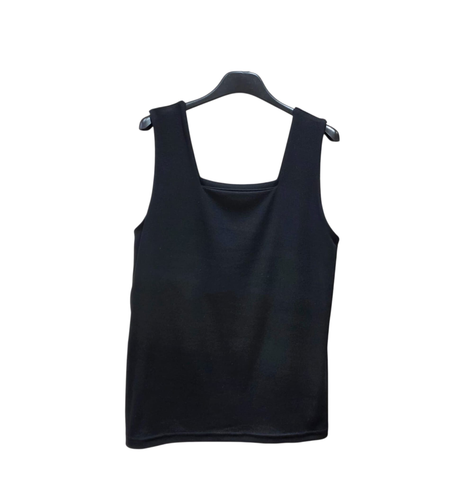 A44 #18733-1 方領背心 - 黑色