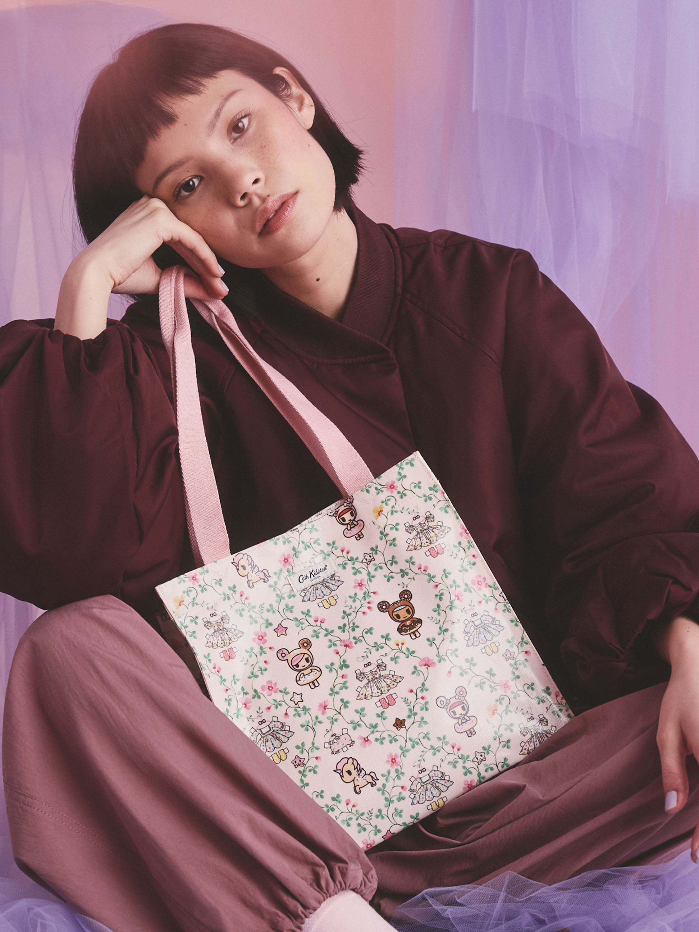 tokidoki Paper Dresses 防潑水萬用中手提袋