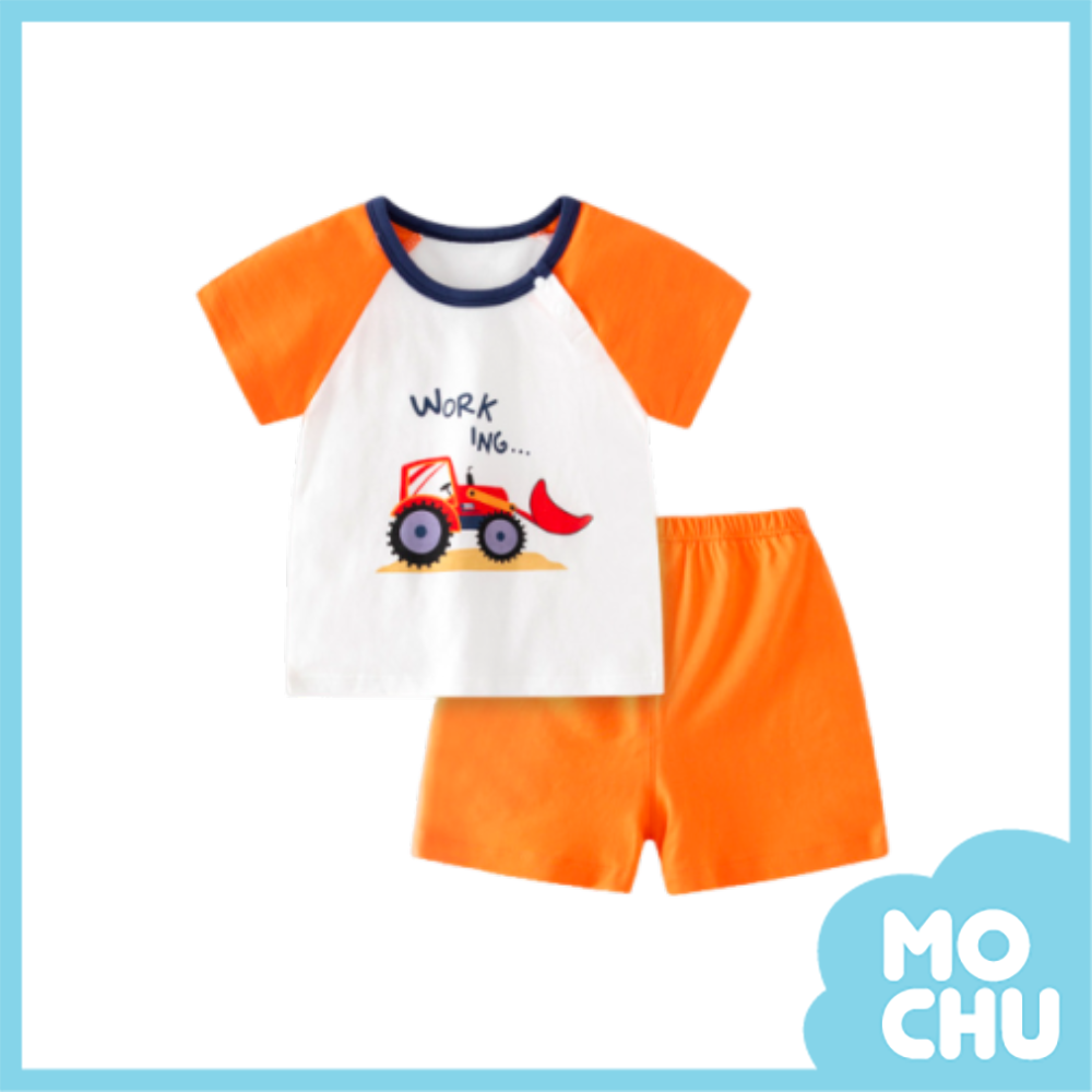 工程車短袖家居套裝