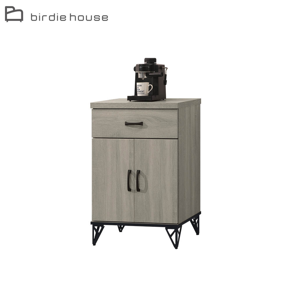 柏蒂家居-卡特森2尺二門一抽餐櫃/電器收納櫃/碗盤櫃/置物矮櫃/飲水機櫃