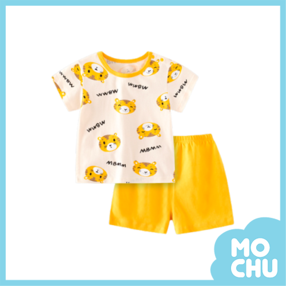 (90cm現貨)小老虎短袖家居套裝