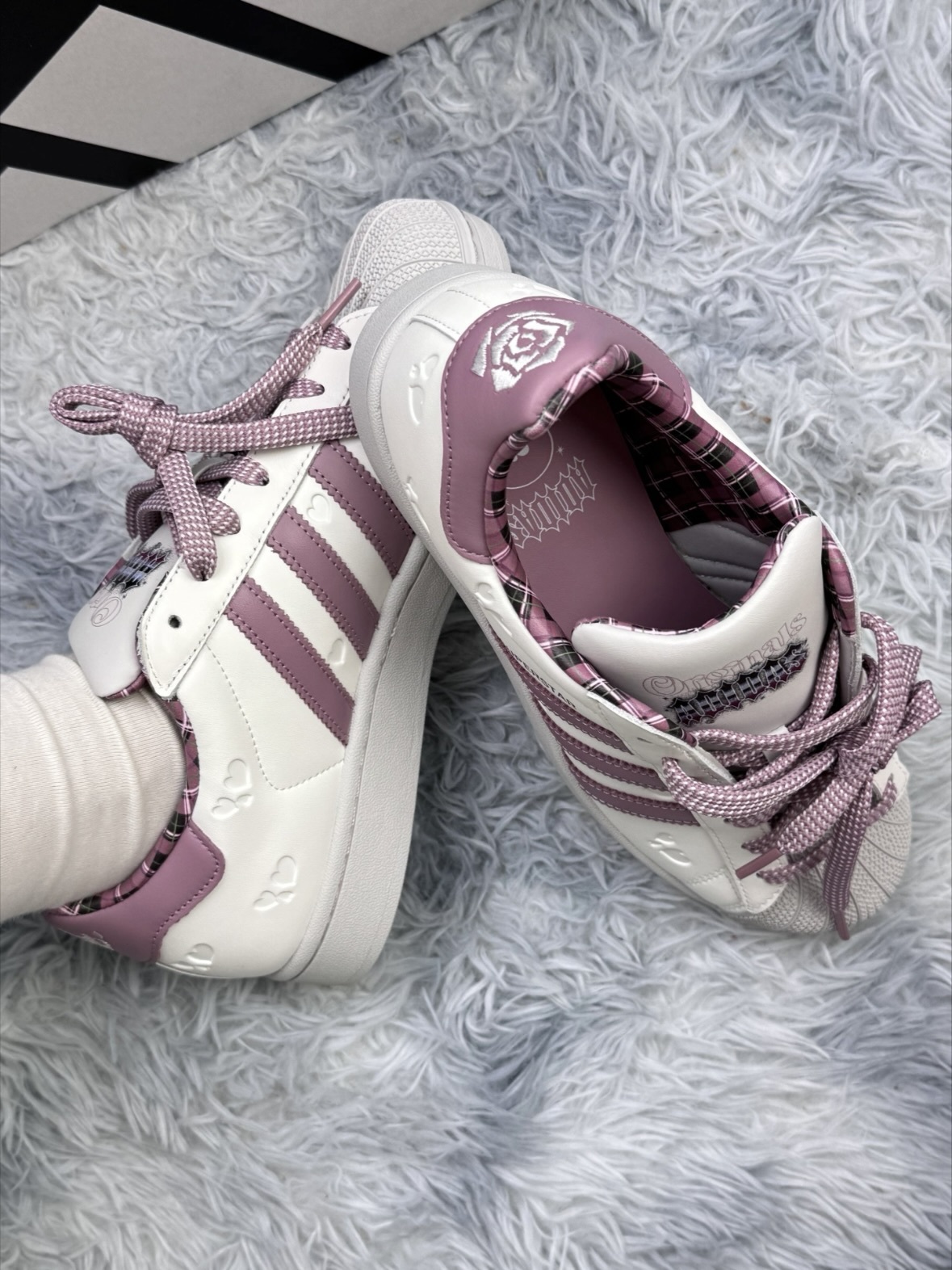 <美樂蒂配色💗> Adidas Originals Superstar 2 情人節限定款 粉白色 貝殼鞋
