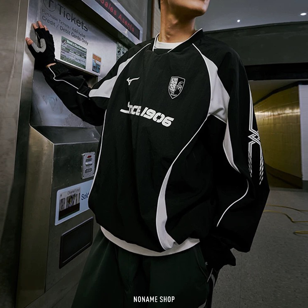 MIZUNO 美津濃 SINCE.1906 復古 足球 防風 風衣 長袖 三色 (男/女款)