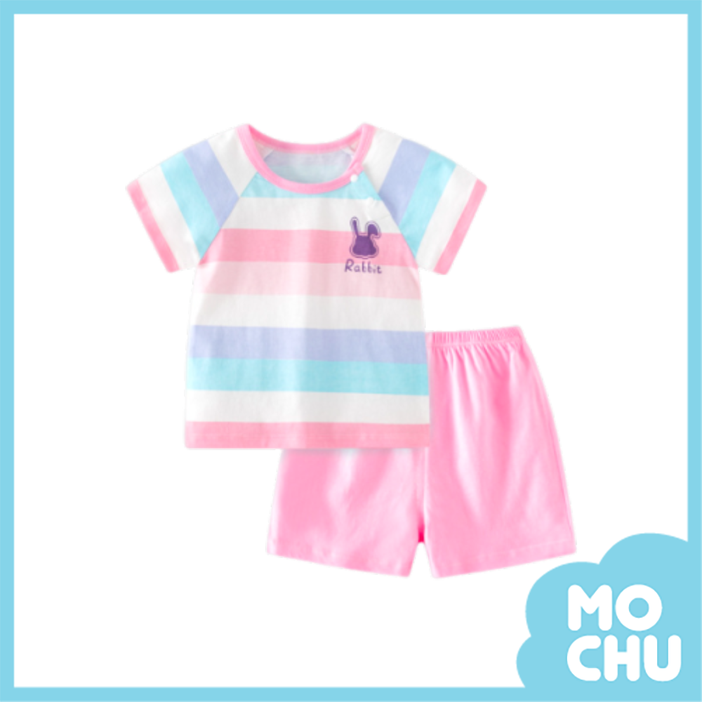 條紋兔短袖家居套裝