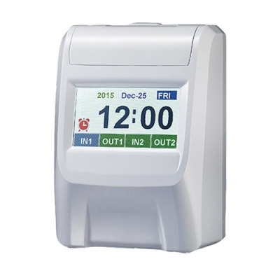 KOJI台灣製造 UBII+ 四欄位 小卡 中文觸控 打卡鐘 考勤機 觸控螢幕 正常班及遲到早退紅/綠顯示 內建音樂響鈴