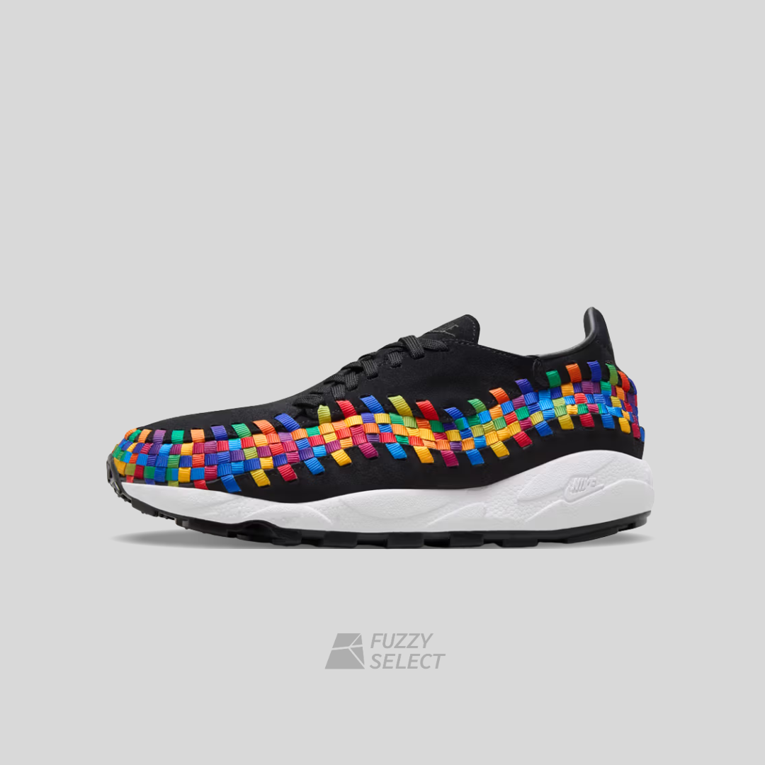【逢甲 FUZZY】W Nike Air Footscape "Black Rainbow" 編織 黑彩虹 FB1959-002